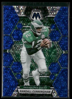 2023 Panini Mosaic #199 Randall Cunningham Blue No Huddle Mosaic #/75