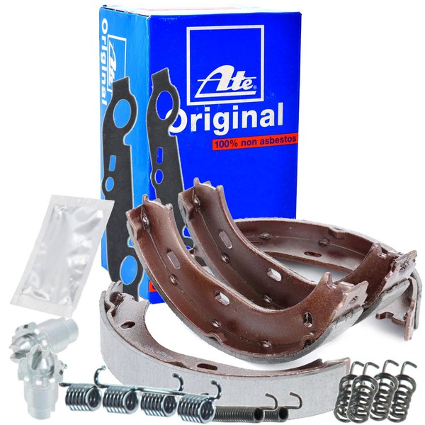 ATE Bremsbacken + Federnsatz + Nachsteller FüR Mercedes W114 W115 W116 W123 W126-image