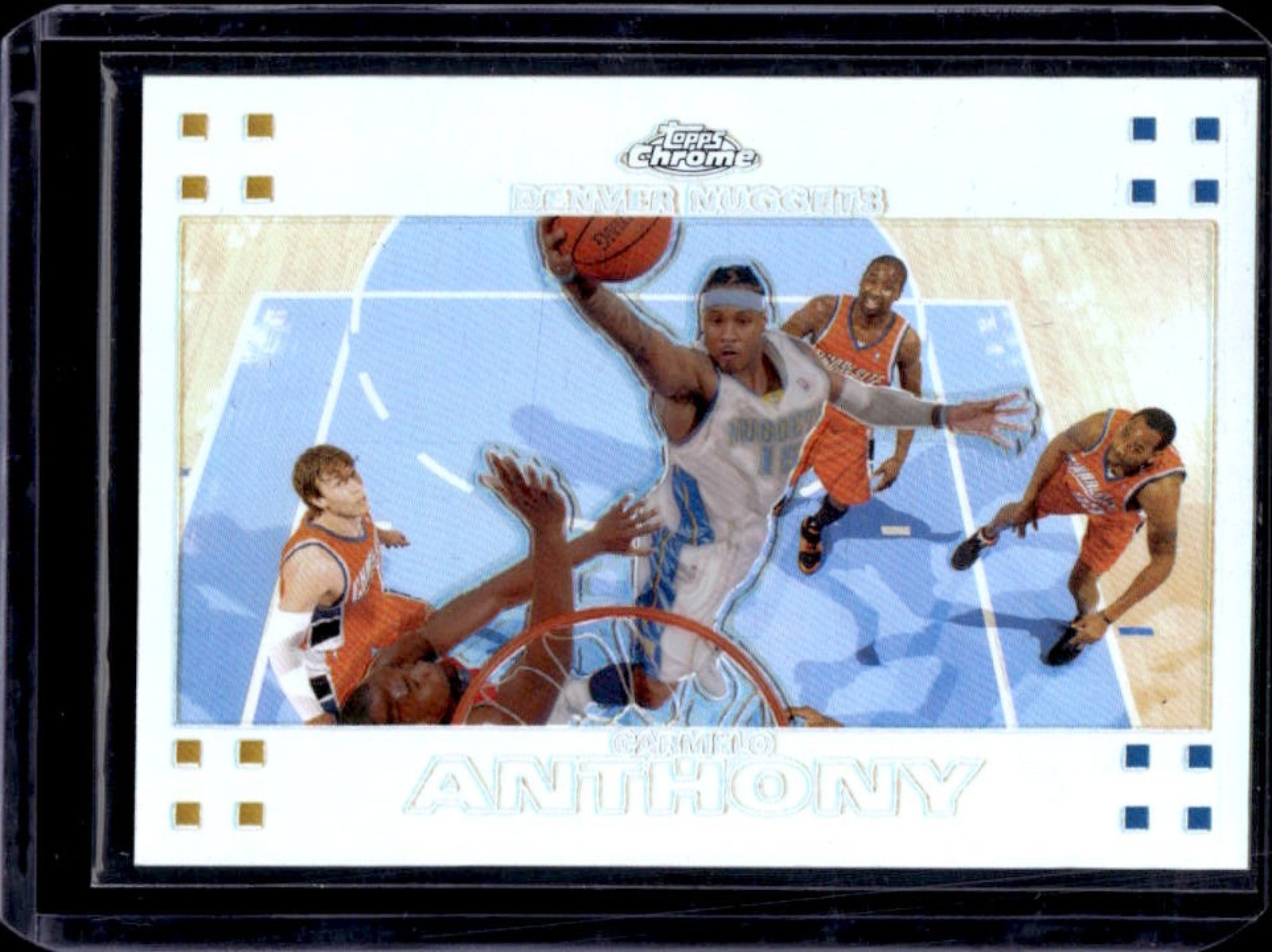 2007-08 Topps Chrome Carmelo Anthony Refractor #/999 Nuggets