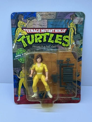 1988 TMNT Playmates April O’Neill on Card.
