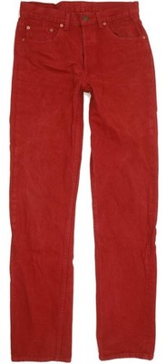 Levi's 501 MAde in USA  Herren Rot Straight Regular  Jeans W32 L36 (95706)