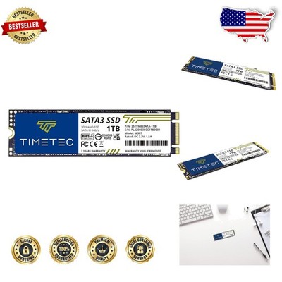 1TB M.2 SATA SSD 3D NAND 550MB/s Read SLC Cache Gaming Storage