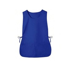 Unisex Smock Cobbler Apron with Side Ties 2 Deep Pockets for Work Kitchen