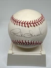 Rick Leach Autographed Signed Baseball Ball OAL Bobby Brown Detroit Tigers U-M
