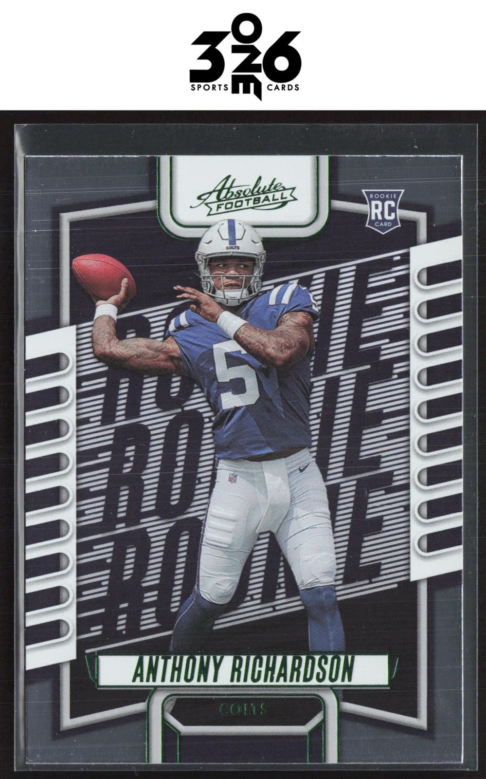 Anthony Richardson 2023 Panini Absolute Green #104 RC