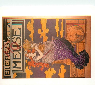 Ansichtskarte -:E.A. Bastard, Poster für Bieros De La Meuse
