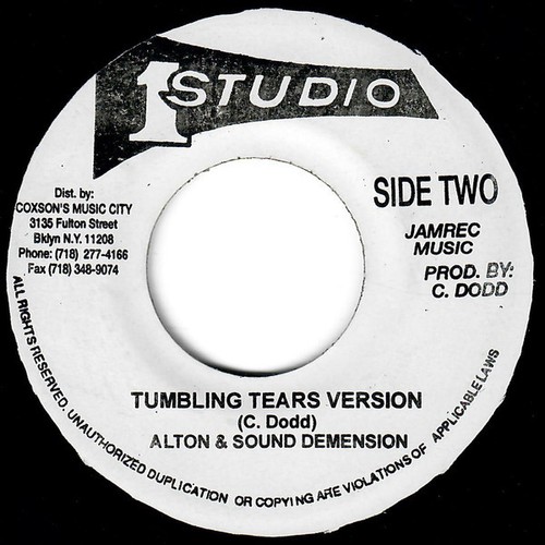 Alton Ellis - Tumbling Tears (7", RE) - Bild 2 von 2