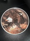 Set Of Three (3) Vintage Porcelain American Eagle Display Plates