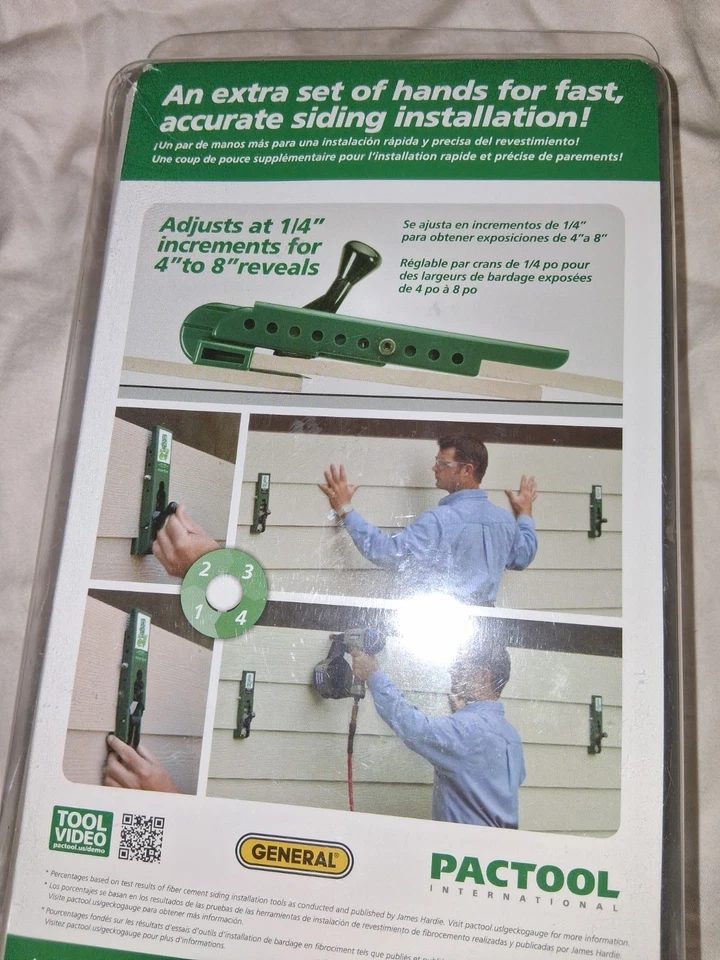 Pactool SA90338 Gecko Gauge Siding Gauges for 3/8-inch LP Siding Product 4847984 - Image 2 of 4