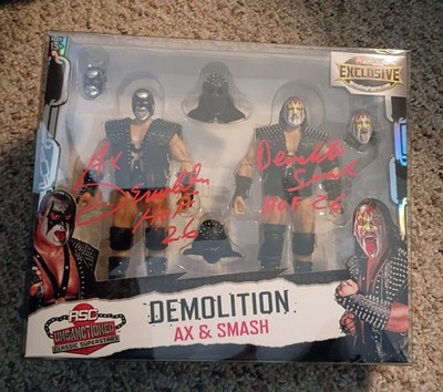 WWE RSC Unsanctioned Signed Demolition Ax & Smash 2pk HOF '26 (in Protector)