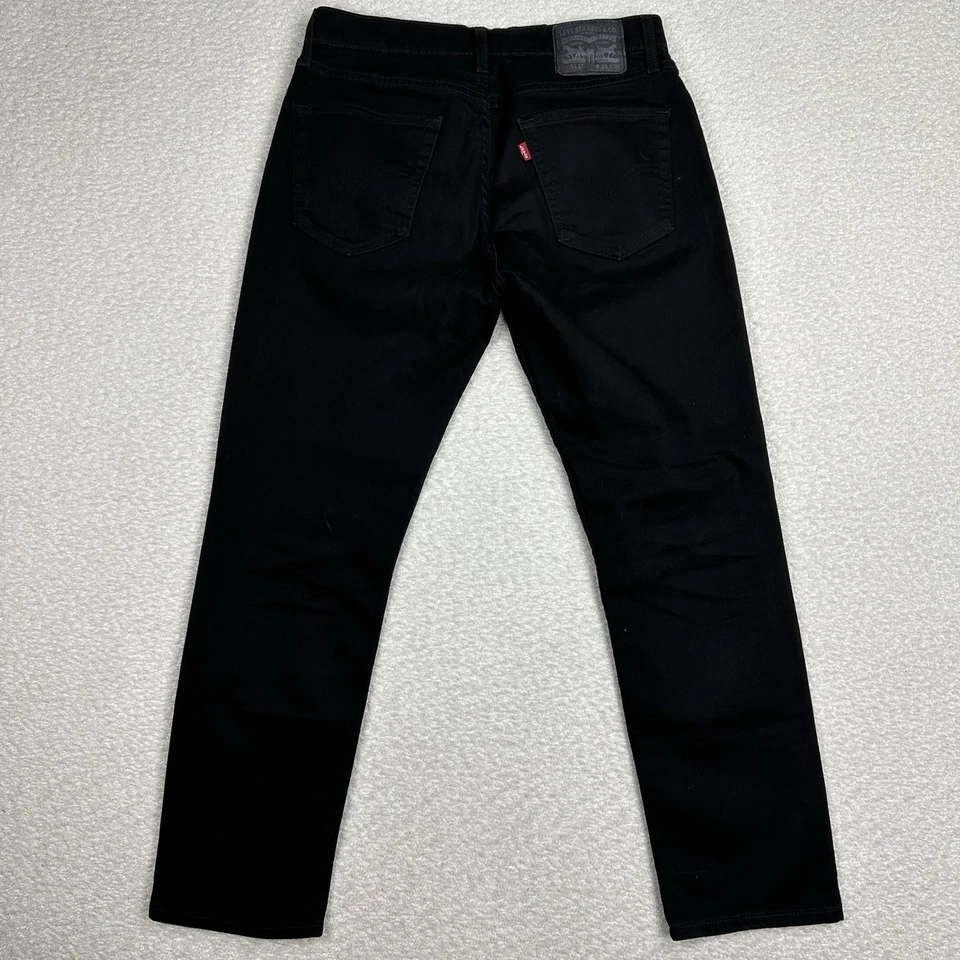 Levis 511 牛仔裤男式尺寸 33x30 直筒修身黑色中腰休闲牛仔 — 第 2/4 张图片