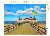 Calvendo Puzzle Pier Ahlbeck | 1000 Pieces, Finished Size 25.2 × 18.9 In (64 × 4