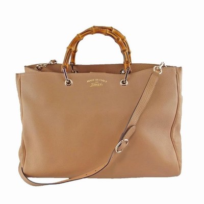 Gucci Bamboo Shopper Large Tote 323658 from Japan #1350