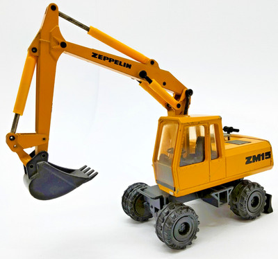 Conrad Zeppelin ZM 15 Mobilbagger Baumaschine Gelb 1:50 / SKU 32