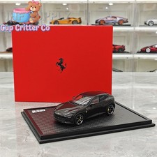 BBR 1:43 Ferrari Purosangue Black Roof Limited Edition Black  Alloy Car Model