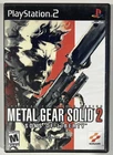 Metal Gear Solid 2 : Sons of Liberty (Playstation 2 PS2) Black Label TESTED