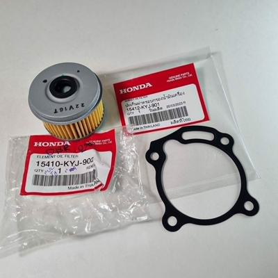 #ad Set Of HONDA OIL FILTER With GASKET CRF250L M RL CRF300L LR CBR250 CMX300 OEM $18.00