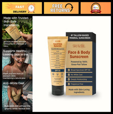 Mineral Sunscreen SPF 50 - Non-Greasy, Zinc Oxide, Reef-Safe, Face  Body, 3 oz