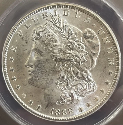 1888 P Morgan Silver Dollar ~ CLASHED DIES VAM ~ UNCIRCULATED BU ~ 90% Silver $1