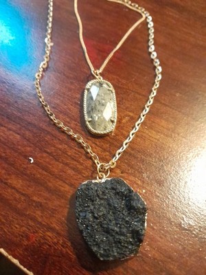 Two Long Different Styles Necklace Great For Layered Styles