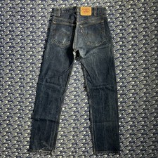 Vintage 80s Levi  s 505-0217 XX Denim Jeans Size 32x32 Red Tab USA Zip