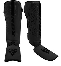 RDX SGR-F6MB-L-CA Shin Guards for Kickboxing, Muay Thai, MMA Fighting and