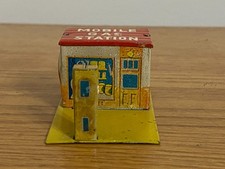 Tin Service Station Penny Toy Vintage Japan Gas Station SA-97