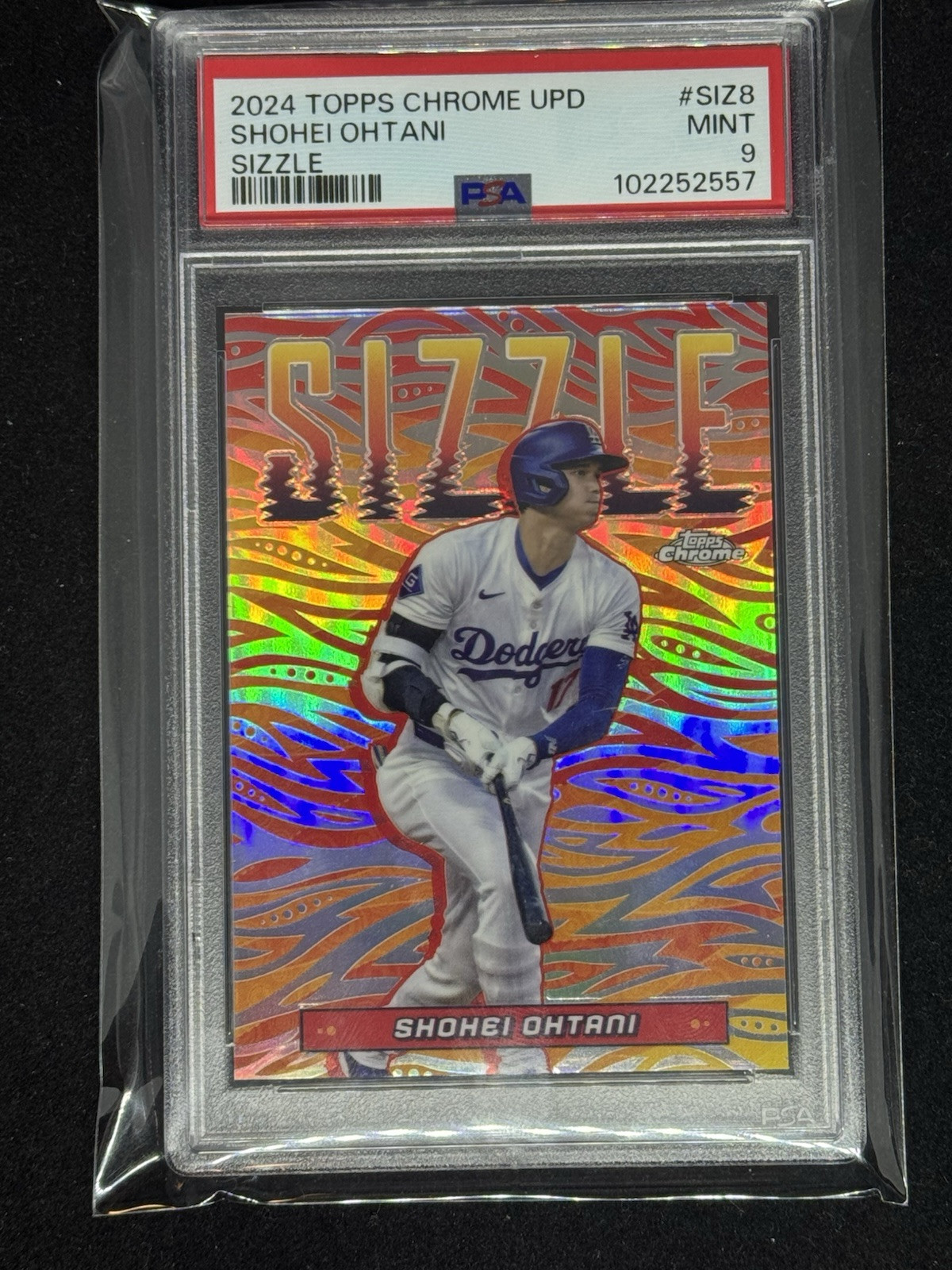 Shohei Ohtani SSP 2024 Topps Chrome Update Sizzle PSA 9 🔥 HOT! Low Pop!