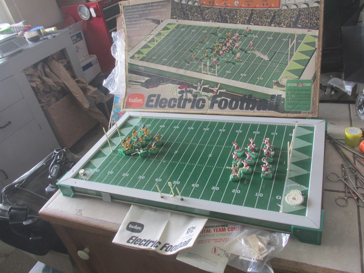 Vintage Tudor Electric Football Game Model 500 Original Working Complete  1972