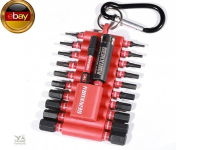 Hex Schraubendreher Bit Set 22 Stück, H1.5-H8 S2 Stahl Magnetische 1/4''