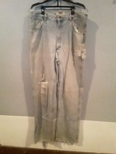 Vintage Big Mac Carpenter Denim Jeans Workwear from 1990s - Distressed Patches