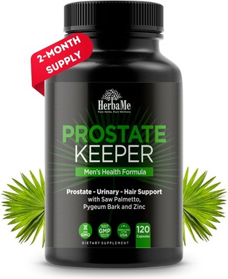 Prostate Support Supplement for Men with Saw Palmetto, Pygeum Bark, Pumpkin... 