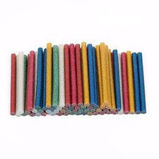 100 PCS Colored Glue Sticks Black Glue Sticks Color Melt Glue Sticks 0.18 per stick