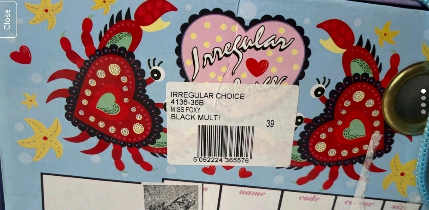 Irregular Choice Uk6/39 Miss Foxy  SoldOut Rare Ltd Ed Mid Heel  Immaculate image 6
