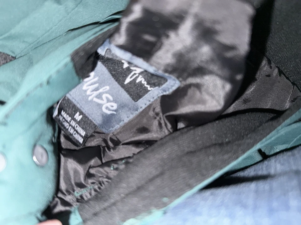 Pantalones de esquí impermeables para mujer PULSE pantalones de nieve negros aislados ajustables talla M Foto 3 de 3