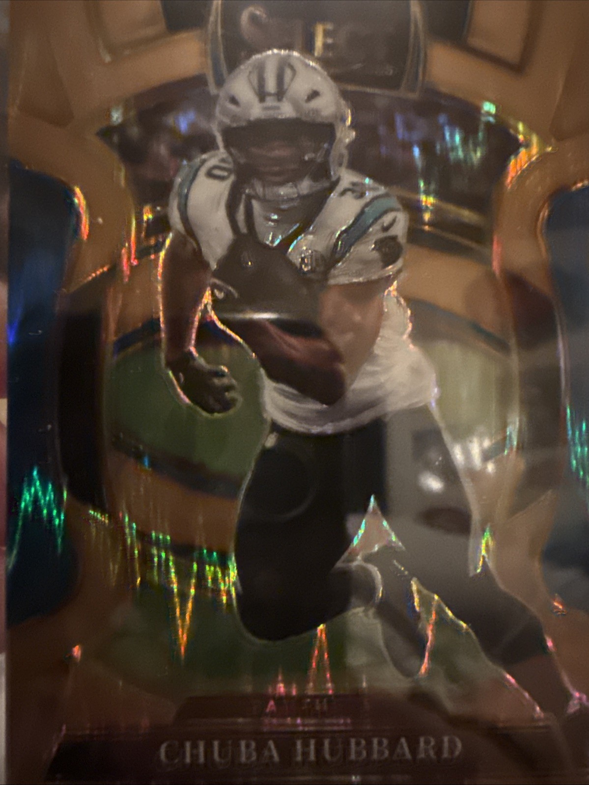 2025 Panini Select - Concourse Chuba Hubbard #43 Silver Prizm