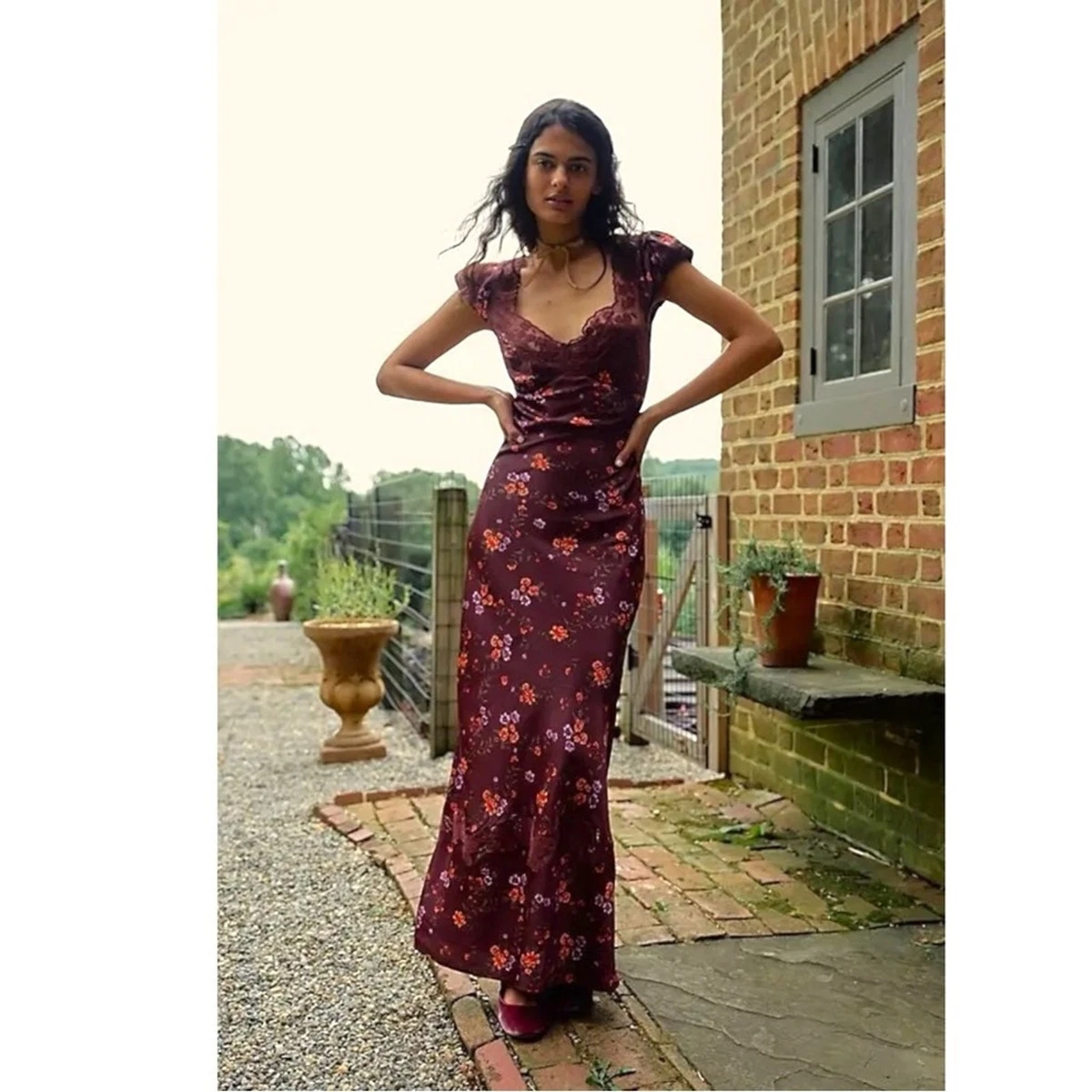 yellow lace collared midi dress self-portrait - Yellow Knit Lace Insert Midi Dress main image 0