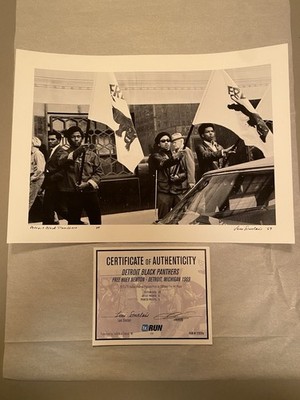 Leni Sinclair Detroit Black Panthers Free Huey Newton 1969 Signed Fine Art Print