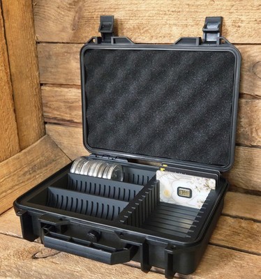 Pelican Münzbox für 56 Silbermünzen & 14 Goldbarren | Made in Germany