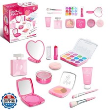 Fake Makeup Kits for Girls Toys 3 4 5 Years Old, Pretend Makeup Toys for Girl
