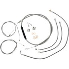 LA Choppers LA-8052KT-13 Cable/Brake Line Kit - 12-14in. Ape Hangers - Stainless