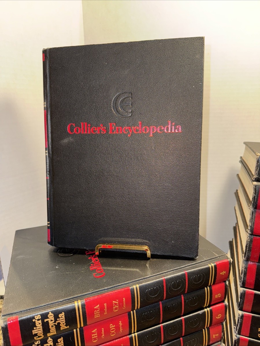 1956 Collier's Encyclopedia Complete Set Volumes 1-20