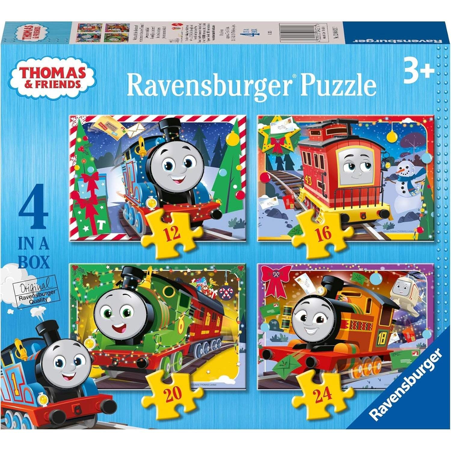 Ravensburger Thomas The Tank Engine and Friends Christmas Jigsaw Puzzle - 4 In a