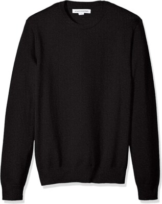 Amazon Essentials Men's Crewneck Sweater Big & Tall 2XT NWT Black Free Ship