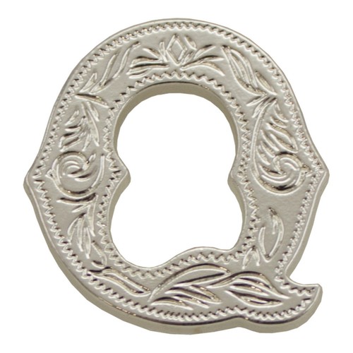 Springfield Leather Company 3/4" Sterling Silver Alphabet Letter Concho A-Z - Picture 19 of 28