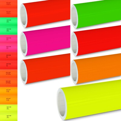 Plotterfolie Neon 19 /m² Oracal 6510 Plottfolie Autofolie Markierungsfolie Folie
