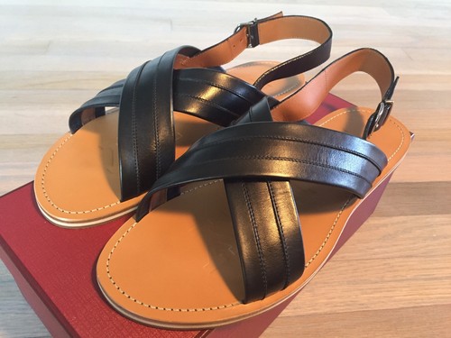 bally leather slippers