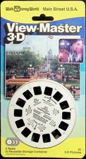WALT DISNEY WORLD MAIN STREET USA 3d View-Master 3 Reel Packet SEALED