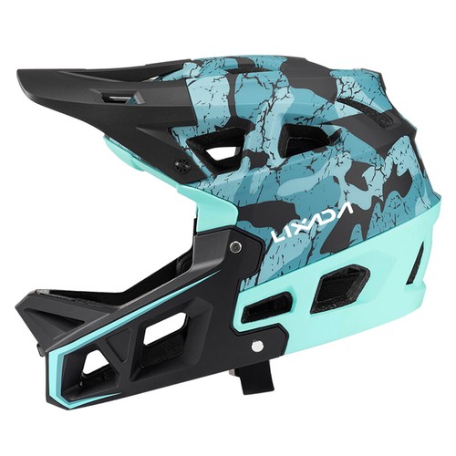 Lixada Full Face MTB Bike Helmet Adult Mountain Bike Helmet Cycling Helmet P1F3 - Picture 14 of 28