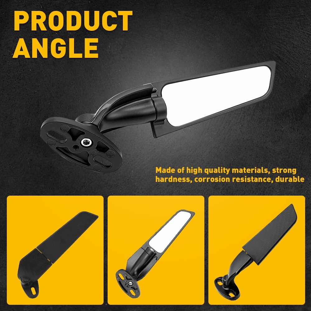 For Kawasaki NINJA ZX10R ZX6R Z636 ZX6RR Wind Swivel Wing For Kawasaki NINJA ZX10R ZX6R Z636 ZX6RR Wind Swivel Wing